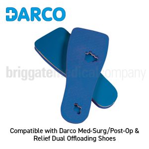Darco Peg-Assist Insole System Mens Medium Each (FOR POST-OP and RELIEF SHOE ONLY)