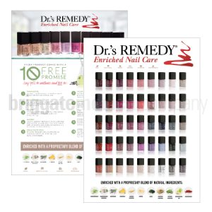 Dr.'s Remedy - Promotional A2 Poster Pack Pair (1 x Colour Chart Poster, 1 x Ingredients Poster)