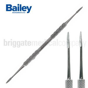 Bailey CH07B Blacks File D/End Fine/Standard Cut 14cm