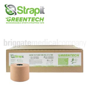 Greentech Rigid Sportstape 50mm x 13.7M CARTON OF 20 ROLLS