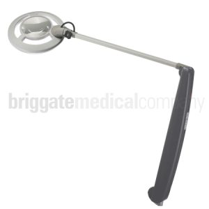 Afma LED 100/LF3 Magnifier Lamp Silver Grey with 3 Diopter Lens