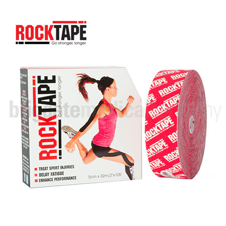 RockTape - Logo Red 5cm x 32M Bulk Roll