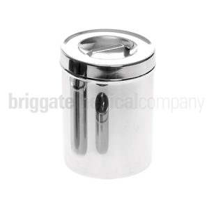 Canister with Lid - Large 127 x 165mm S/S