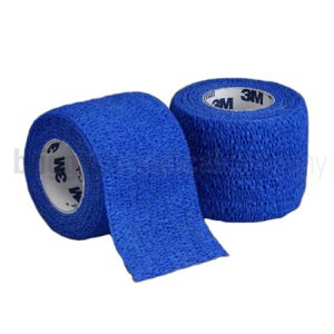 Coban 1582-Blue Self-Adherent Wrap 50mm x 2m Each