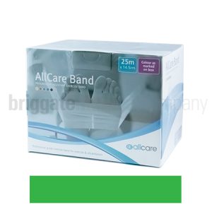Allcare Band Green 14.5cm x 25M Box (Resistance: Firm)
