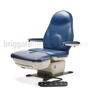 MTI 529W Podiatry Chair (WIDE) with Midnight Blue Seamless Upholstery