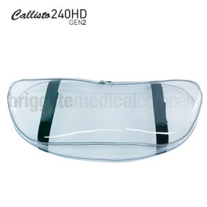 Callisto 240HD - Legrest Extention Cover Clear with Securing Straps