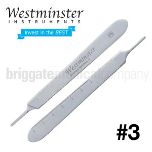 Westminster Scalpel Handle #3 Graduated S/S
