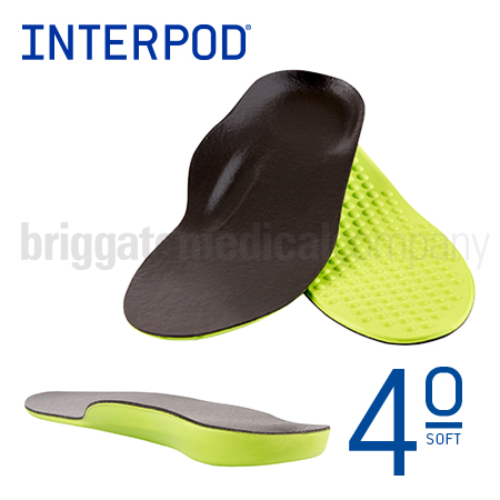 Interpod Tech Soft Full Length 4 Degree Adult EXTRA LARGE Pair Length:28.5cm