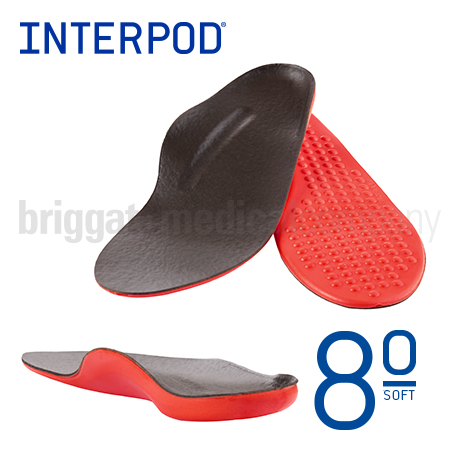 Interpod Tech Soft Full Length 8 Degree Adult EXTRA LARGE Pair Length:29cm