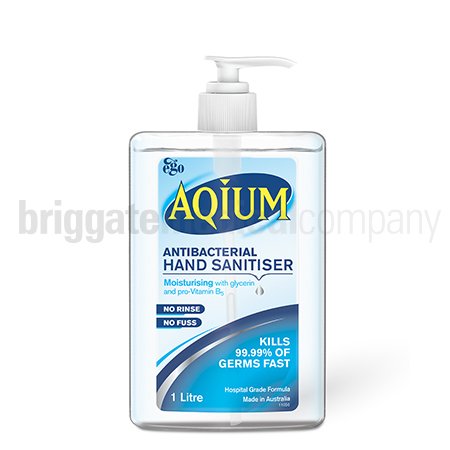 Aqium Hand Gel   1 Litre Pump Pack