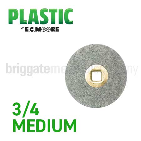 Moores Sand PLASTIC Discs 3/4 Medium Pkt 200
