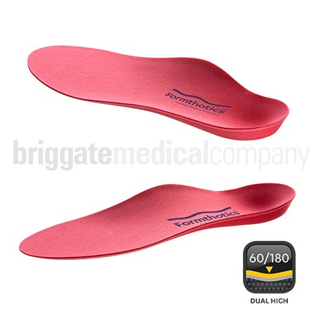 Formthotics 203-4 Full Length, Dual Density Red/Red MEDIUM Pair