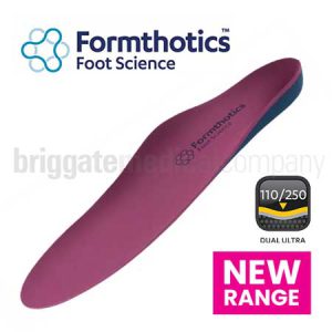 Formthotics 205-2 Full Length, Dual Density Ultra Purple/Navy X-SMALL Pair