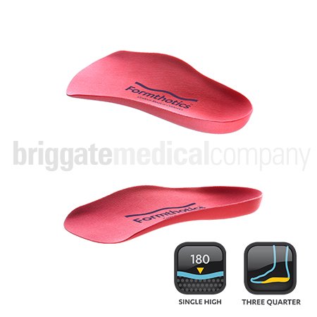 Formthotics 333-2 3/4 Length, Comfort Red EXTRA SMALL Pair