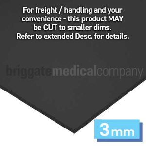 Multiform 3mm Sheet Black 1100mm x 1100mm