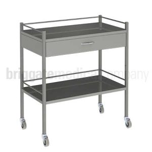 Stainless Steel Trolley - Single Drawer