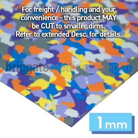 Multiform 1mm Sheet Multicolour 950mm x 1740mm