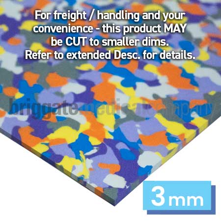 Multiform 3mm Sheet Multicolour 950mm x 1740mm