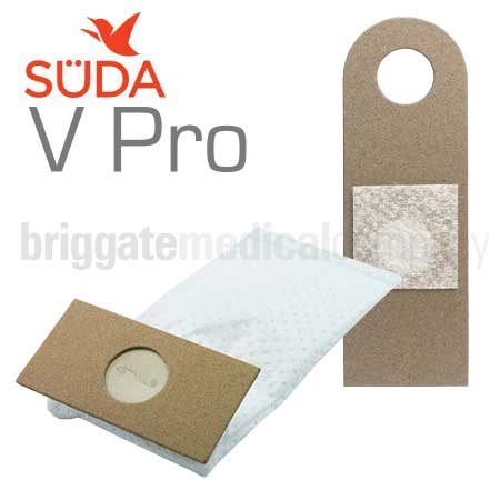 Suda Dust Bags (for 'V' Pro Drills Only) Pkt 5  (Includes One Replacement Filter Specific to V Pro)