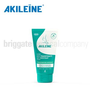 Akileine Green Anti-Perspirant Cream 75ml (for Perspiring Feet)