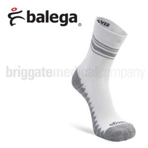 Balega Silver Socks Mini Crew White MEDIUM Pair (W:8.5-10.5 | M:7-9)