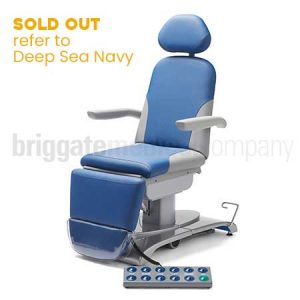 Callisto Gen2 Podiatry Chair in Royal Blue Upholstery with 175kg Rated Lift Capacity