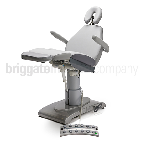 Callisto 240HD Gen2 Podiatry Chair in Platin Grey Upholstery with 240kg Rated Lift Capacity - Image 2