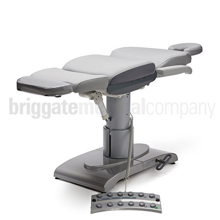 Callisto 240HD Gen2 Podiatry Chair in Platin Grey Upholstery with 240kg Rated Lift Capacity - Image 3