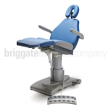 Callisto 240HD Gen2 Podiatry Chair in Royal Blue Upholstery with 240kg Rated Lift Capacity - Image 2