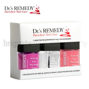 Dr.'s Remedy Trio Box Gift Set 1 Consisting Of: Magnificent Magenta, Serene Salmon, Total 2-in-1 Base/Top Coat