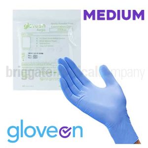 GloveOn Aegis Nitrile Gloves Sterile MEDIUM Pair