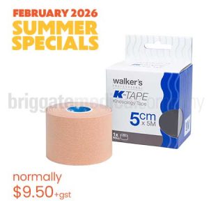 Walker's K-Tape Beige 5cm x 5M Roll