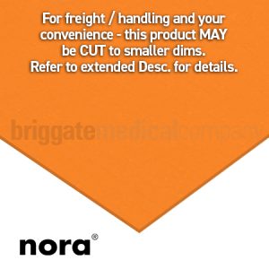 Lunasoft SL40 2mm Top Cover Orange 1280mm x 890mm Sheet