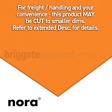 Lunasoft SL40 2mm Top Cover Orange 1280mm x 890mm Sheet