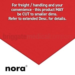 Lunasoft SL40 2mm Top Cover - Red 1140mm x 740mm Sheet