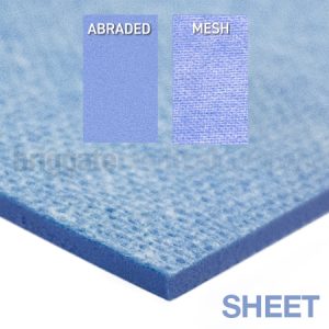 PPT2 803 3.2mm Blue Abraded+Mesh Sheet 30cm x 1M