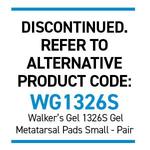 Silipos 1113 Slim Gel-Fit Metatarsal Pad Small Pair