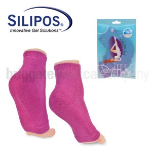 Silipos 254 Geluscious Smooth Heelin' Heel Sleeves Purple One Size Pair