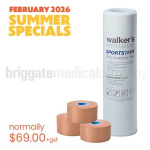 Walker's Premium Rigid Sportstape 38mm x 13.7M Drum of 8