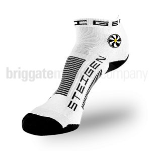 Steigen Performance Running Socks QUARTER Length White Pair