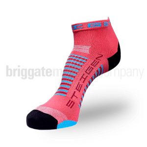 Steigen Performance Running Socks QUARTER Length Coral Pair