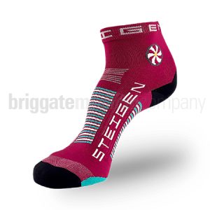 Steigen Performance Running Socks QUARTER Length Burgundy Pair