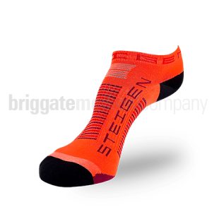 Steigen Performance Running Socks ZERO Length Orange Pair