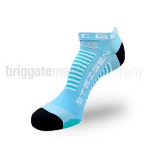 Steigen Performance Running Socks ZERO Length Baby Blue Pair