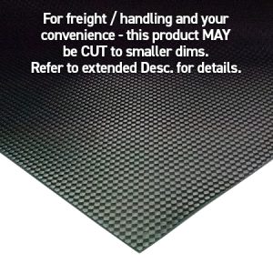 Top Cover - Graphyte 0.8mm Black 140cm x 70cm Sheet