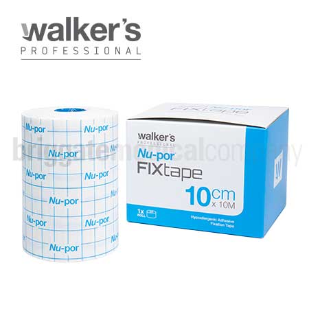 Walker's Nu-Por Fixation Tape 10cm x 10M