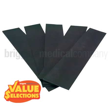 EVA Wedge Strip 4 Degree NON-ADHESIVE Black PKT 5 STRIPS