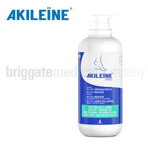 Akileine Blue Nutri-Repair Cream with Pump 500ml (for Very Dry Feet)