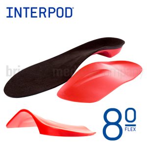 Interpod Flex '8' Degree High Stiffness   MEDIUM  Pair US.Size:M6-7/W7-8